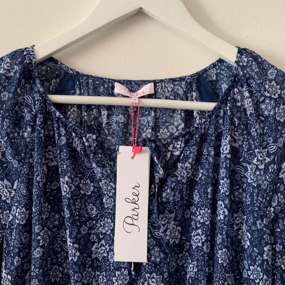 Parker Tessa Floral Cotton Dress Size M  NWT - Picture 3 of 4